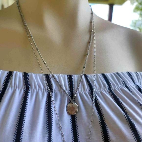 Necklace "AUTHENTICITY" / 100% stainless steel / silver version - Picture 4 of 4